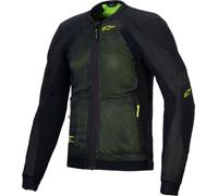 Alpinestars Troop-Air, chaqueta textil XL male Negro/Amarillo Neón