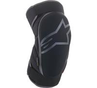 Alpinestars Vector Protectores de rodilla, negro/gris, Talla S/M