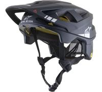 Alpinestars Vector Tech A1 Casco de bicicleta, negro mate/gris, Talla S (51-55)