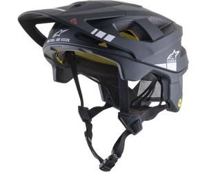 Alpinestars Vector Tech A1 Casco de bicicleta, negro mate/gris, Talla S (51-55)