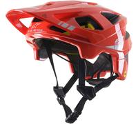 Alpinestars Vector Tech A2 Casco de bicicleta, rojo, Talla S (51-55)