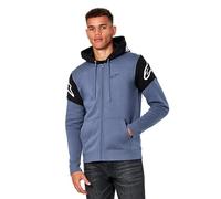 Alpinestars Velocity Hoodie Sudadera, Azul Pizarra/Negro, Extra-Large para Hombre