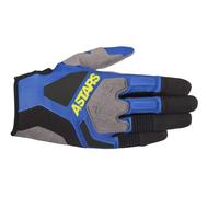 Alpinestars Venture R Motocross guantes, negro/azul, Talla S