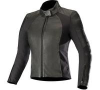Alpinestars Vika V2, las mujeres chaqueta de cuero 46 female Negro