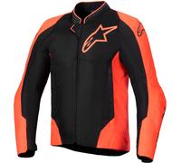 Alpinestars Viper Air V4 Chaqueta Textil Moto, negro-rojo, tamaño S para Hombres