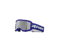 Alpinestars Vision 3 MX ATV MTB Off Road Goggle (Blue - Mirror Silver Lens)