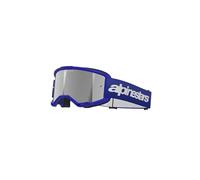 Alpinestars Vision 3 Wordmark Mirror Occhiali da motocross, blu, unica taglia