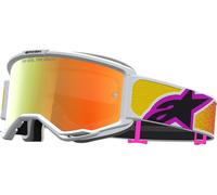 Alpinestars Vision 5 Drag Mirror Gafas de motocross, Naranja/Blanco, Talla única