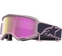 Alpinestars Vision 5 Rora Mirror Gafas de motocross, gris/rosa, Talla única