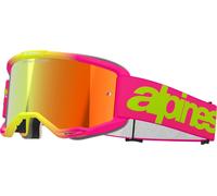Alpinestars Vision 5 Wordmark Mirror Gafas de motocross, rosa, Talla única