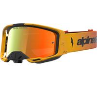 Alpinestars Vision 8 Amber Mirror Gafas de motocross, naranja/negro, Talla única