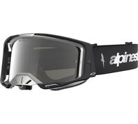 Alpinestars Vision 8 Amber Mirror Gafas de motocross, negro/plata, Talla única
