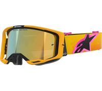 Alpinestars Vision 8 Corp Gafas de motocross, amarillo-naranja para Hombres