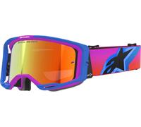 Alpinestars Vision 8 Corp Gafas de motocross, Espejo azul/morado