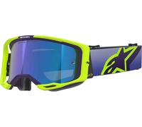 Alpinestars Vision 8 Corp Gafas de motocross, lila-amarillo para Hombres