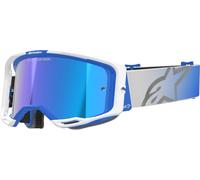 Alpinestars Vision 8 Corp Mirror Gafas de motocross, azul/blanco, Talla única