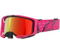 Alpinestars Vision 8 Corp Mirror Stripes Gafas de motocross, rosa, Talla única