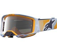 Alpinestars Vision 8 Maven Mirror Gafas de motocross, Azul/Naranja, Talla única