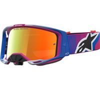 Alpinestars Vision 8 Maven Mirror Gafas de motocross, negro/azul/rosa, Talla única