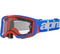 Alpinestars Vision 8 Wordmark Dual Pane Gafas de motocross, Azul, Talla única