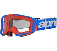 Alpinestars Vision 8 Wordmark Gafas de motocross, Azul, Talla única