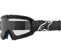 Alpinestars Vision Corp Clear Gafas de motocross para jóvenes, negro