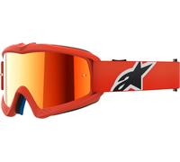 Alpinestars Vision Corp Mirrored Gafas de motocross para jóvenes, naranja, Talla única