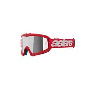 Alpinestars Vision Youth MX ATV MTB - Gafas todoterreno (rojo - lente espejo plateado)