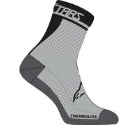 Alpinestars Winter Therm 17 Calcetines de bicicleta, gris/negro, Talla L