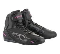 Alpinestars Women Stella Faster-3 Shoes, Motorcycle Boot Hombre, Negro Fucsia, 44 EU