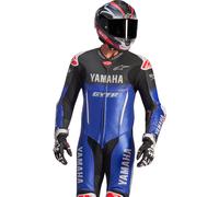 Alpinestars Yamaha GP-R7 traje de cuero de motocicleta perforado de 1 pieza, Talla 44