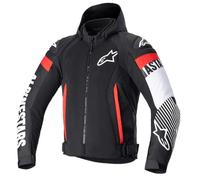 Alpinestars Zaca Air Chaqueta textil de motocicleta (Black/White/Red,XL)