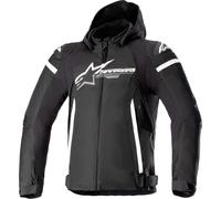 Alpinestars Zaca, chaqueta textil impermeable 4XL male Negro/Blanco