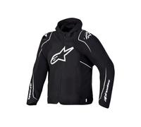 Alpinestars Zaca V2 Giacca tessile da motocicletta impermeabile, nero/bianco, M
