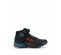 Alpinestars Zapatillas unisex CR-X DRYSTAR Riding Black/Dark Blue/Fluo Yellow 10, talla 38 EU