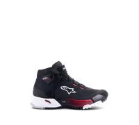 Alpinestars Stella CR-X Drystar Zapatos de moto para damas, negro-blanco-rosa, tamaño 42 43 para Mujer