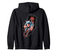 Alpinista, escalador, búlder, escaladas con equipo. Sudadera con Capucha