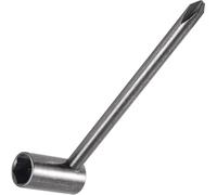 Alpinleux 1 llave de barra de armadura de guitarra, llave de ajuste de reparación de guitarra de 5/16 pulgadas con destornillador cruzado (8 mm)