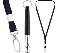Alpinleux Silbato para perro con cordón, silbato ultrasónico ajustable para recordar, herramienta de entrenamiento de control de ladridos, silbato de entrenamiento silencioso para dejar de ladrar,