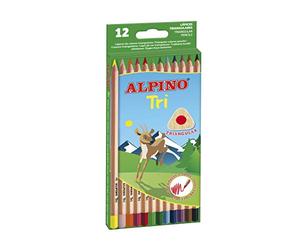 Alpino 128 - Pack de 12 lápices, multicolor
