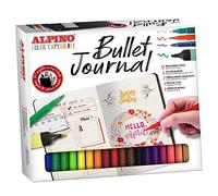 Alpino Color Experience Kit Bullet Journal | Rotuladores Lettering, Caligrafía y bocetos | Rotuladores punta pincel | Bullet Journal Creativo