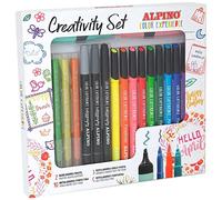 Alpino Color Experience Set Creativity |Kit Bullet Journal | Lettering y Caligrafía y bocetos | para Decoración de agendas y diarios | Escritura creativa