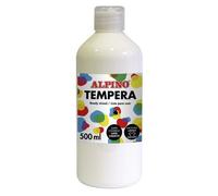 Alpino dm010170 tempera 500 ml botella blanco