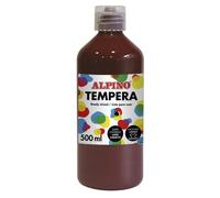 Alpino dm010177 tempera 500 ml botella marrón