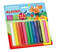 Alpino DP000018 - Blister con 12 rollitos de plastilina