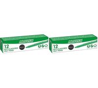 Alpino - Estuche 12 Rotuladores Stand. Negro | Lavables para Niños | Brillantes | Ideal para la Escuela | Punta de Fibra Super Resistente y Tinta Segura a Base de Agua (Paquete de 2)