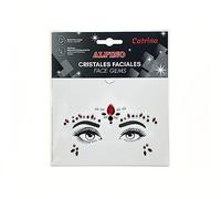 Alpino Gemas Faciales Adhesivas Catrina | Pegatinas Brillantes para la Cara | Maquillaje para Festivales, Carnaval y Halloween | Pegatinas faciales Brillantes