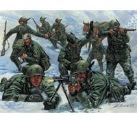 Alpino Italian Mountain Troops WWII Figures Plástico Kit 1:72 Modelo Italeri