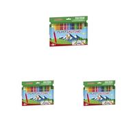 Alpino Lapices cera plasti caja de 24 unidades colores surtidos (Paquete de 3)