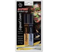 Alpino make-up liquid liner pack con 2 botes de maquillaje liquido con